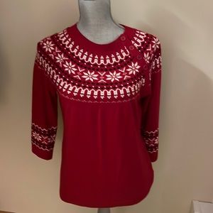 Women's crew neck raglan sweater